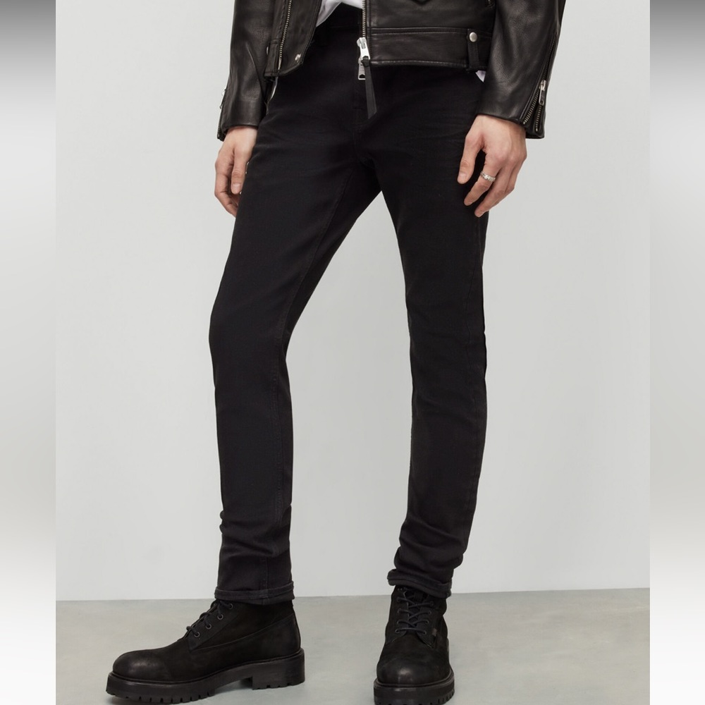 All Saints Cigarette Black Jeans